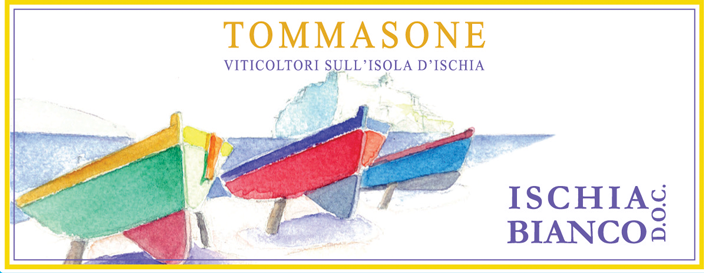 Etichetta del vino Ischia Bianco Dosaggio Zero 2017