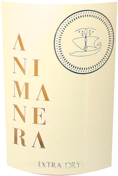 Etichetta del vino Sannio Aglianico Animanera Rosato Extra Dry