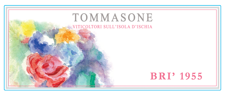 Etichetta del vino Brì 1955 Rosato Dosaggio Zero