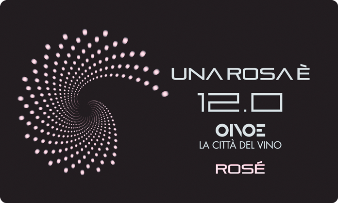 Etichetta del vino Emilia Una Rosa È 12.0 Rosé Extra Dry