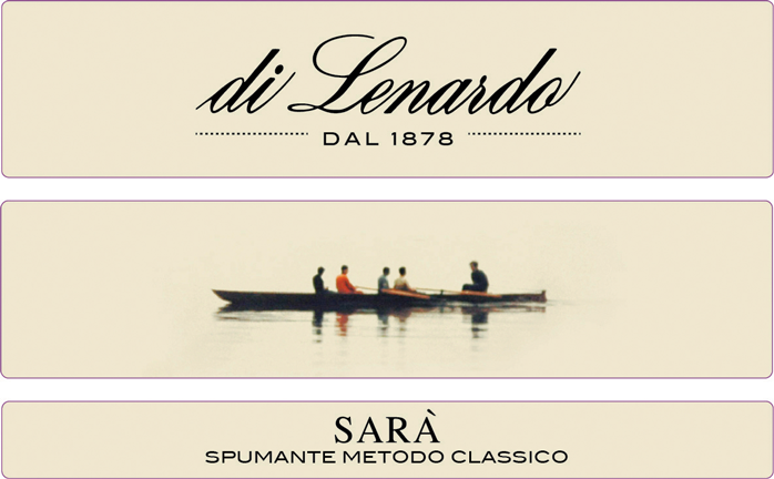 Etichetta del vino Sarà Brut 2014