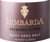 Etichetta del vino Oltrepò Pavese Metodo Classico Pinot Nero Première Cuvée Brut
