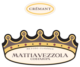 Etichetta del vino Garda Mattia Vezzola Créemant Brut