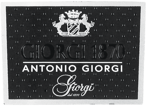 Etichetta del vino Giorgi 1870 Antonio Giorgi Extra Brut 2012