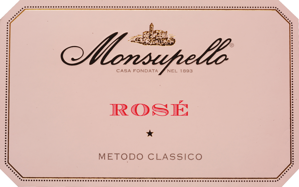 Etichetta del vino Rosé Brut