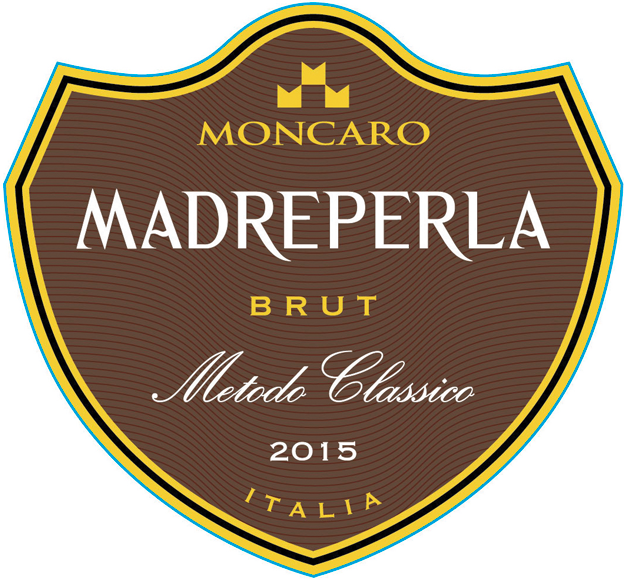 Etichetta del vino Madreperla Brut 2015