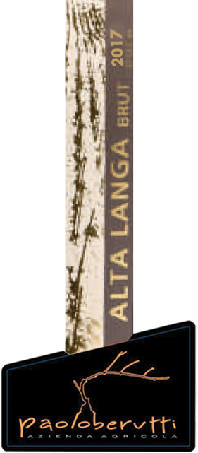 Etichetta del vino Alta Langa Brut 2017