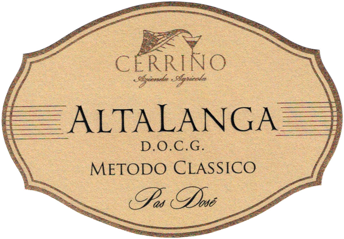 Etichetta del vino Alta Langa Pas Dosé 2017