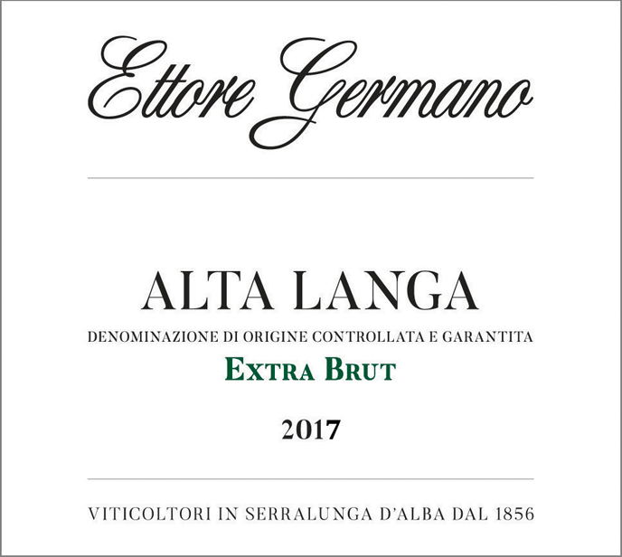 Etichetta del vino Alta Langa Extra Brut 2017