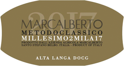 Etichetta del vino Alta Langa Extra Brut 2017