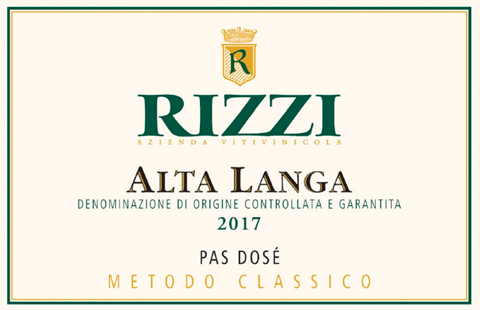 Etichetta del vino Alta Langa Pas Dosé 2017