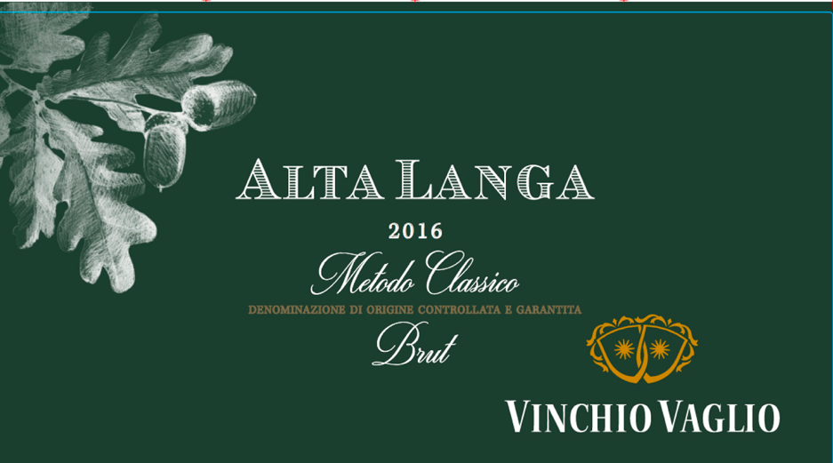 Etichetta del vino Alta Langa Brut 2016