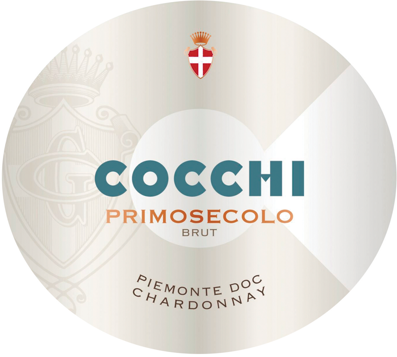 Etichetta del vino Piemonte Chardonnay Blanc de Blancs Primosecolo Brut