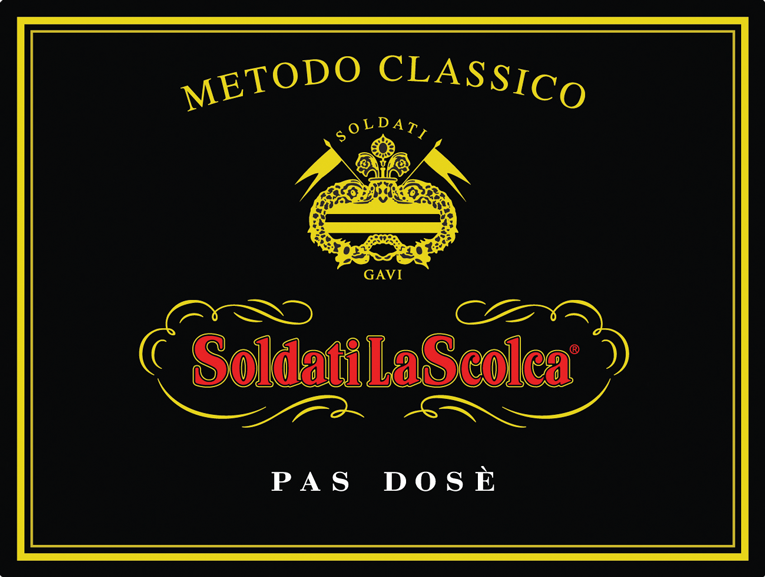 Etichetta del vino Soldati La Scolca Pas Dosé