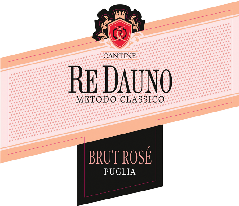 Etichetta del vino Puglia Rosé Brut