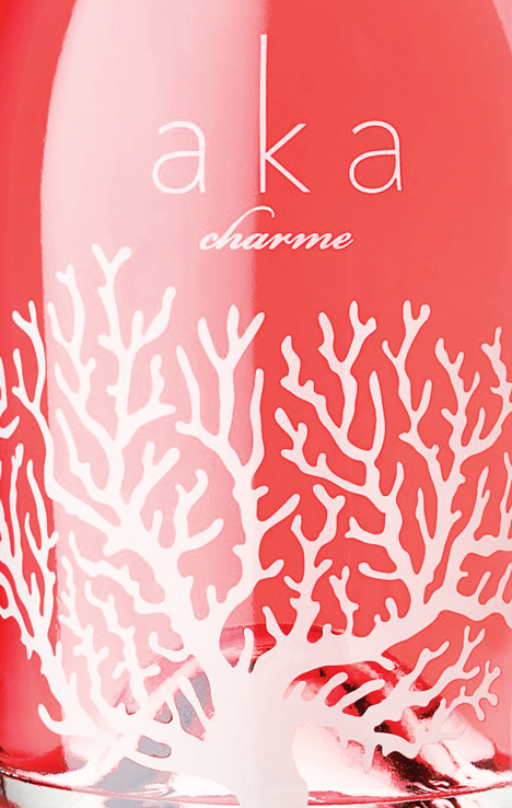 Etichetta del vino Salento Aka Charme Rosato Brut