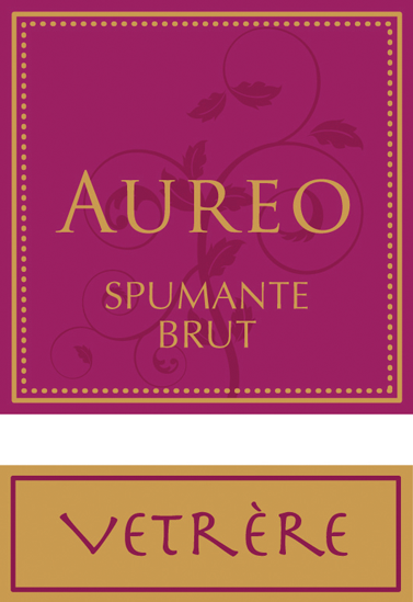 Etichetta del vino Salento Bianco Aureo Brut