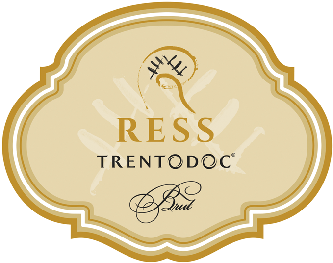 Etichetta del vino Trento Brut