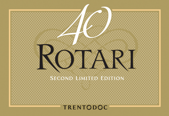 Etichetta del vino Trento Riserva 40 Second Limited Edition Brut 2013