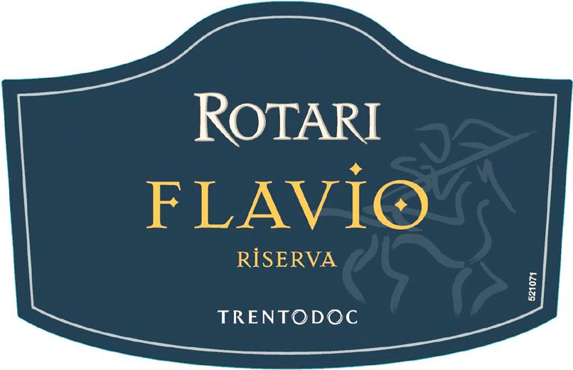 Etichetta del vino Trento Riserva Flavio Brut 2013