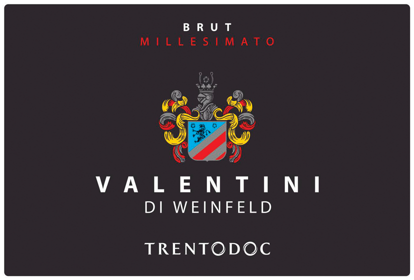 Etichetta del vino Trento Brut 2017