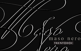 Etichetta del vino Trento Maso Nero Brut 2017