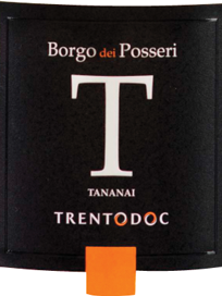 Etichetta del vino Trento Tananai Brut 2017