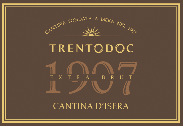 Etichetta del vino Trento 1907 Extra Brut 2016