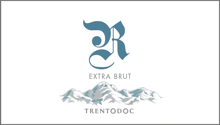 Etichetta del vino Trento R Extra Brut