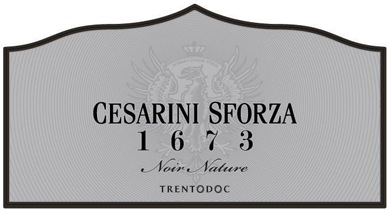 Etichetta del vino Trento 1673 Noir Nature 2015