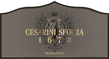 Etichetta del vino Trento Riserva 1673 Extra Brut 2013