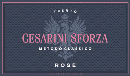 Etichetta del vino Trento Rosé Brut