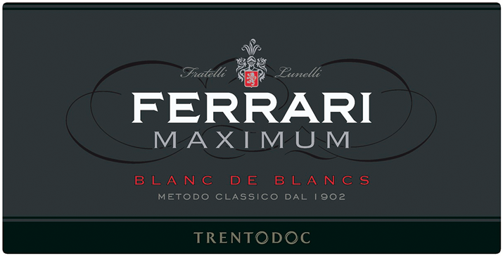 Etichetta del vino Trento Maximum Blanc de Blancs Brut