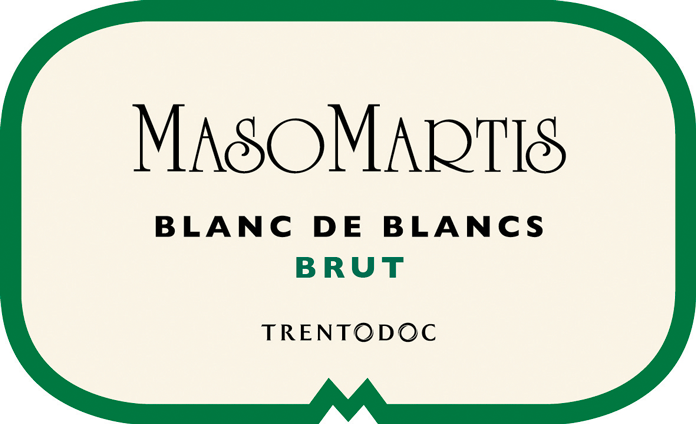 Etichetta del vino Trento Blanc de Blancs Brut