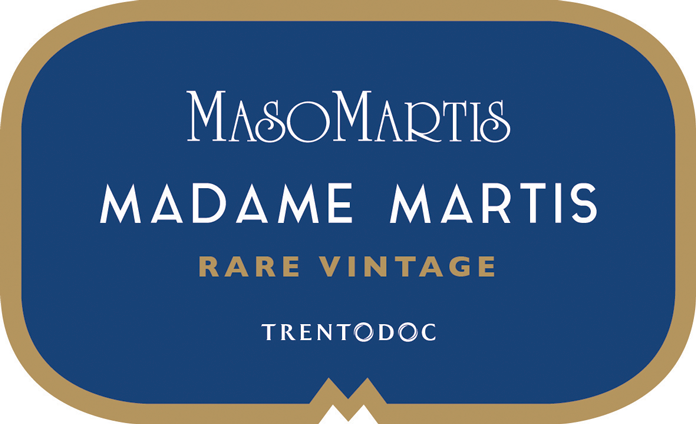 Etichetta del vino Trento Riserva Madame Martis Brut 2011