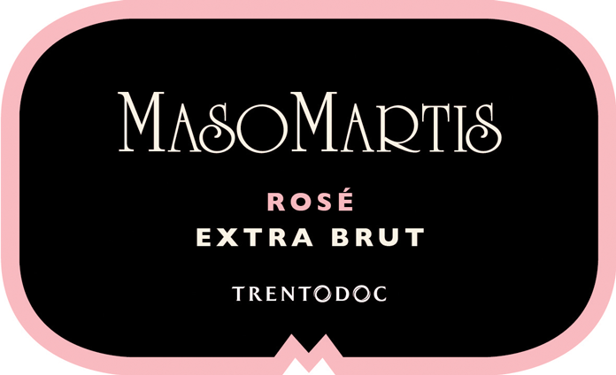 Etichetta del vino Trento Rosé Extra Brut 2017