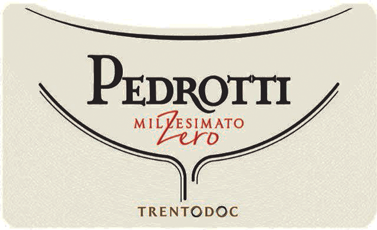 Etichetta del vino Trento Zero 2016