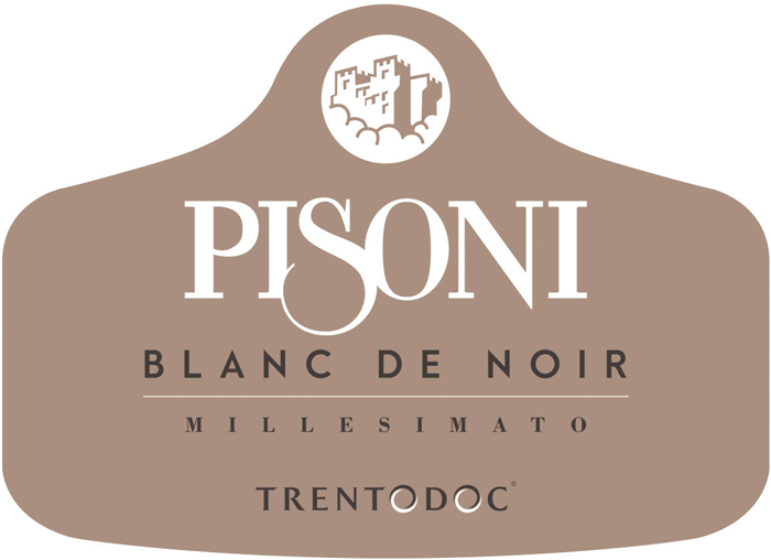 Etichetta del vino Trento Blanc de Noir Extra Brut 2018
