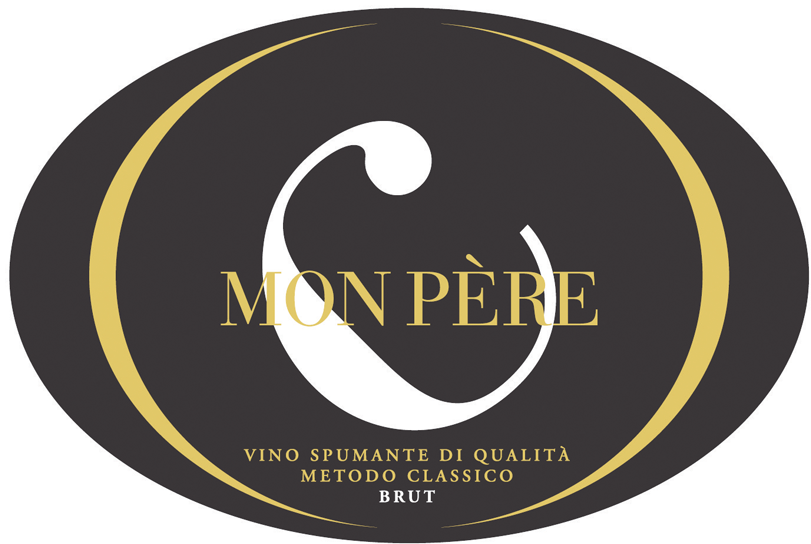 Etichetta del vino Mon Père Blanc de Blancs Brut