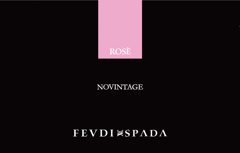 Etichetta del vino Novintage Rosé Brut