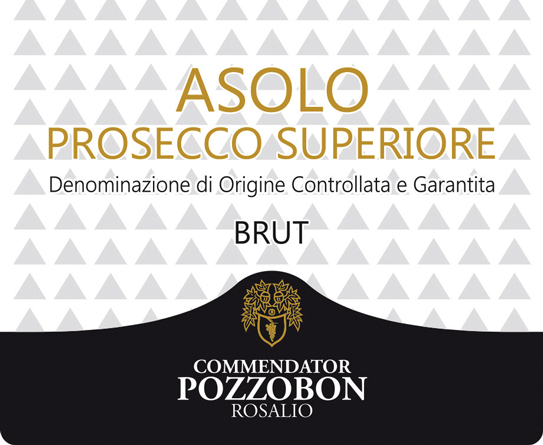 Etichetta del vino Asolo Prosecco Superiore Brut