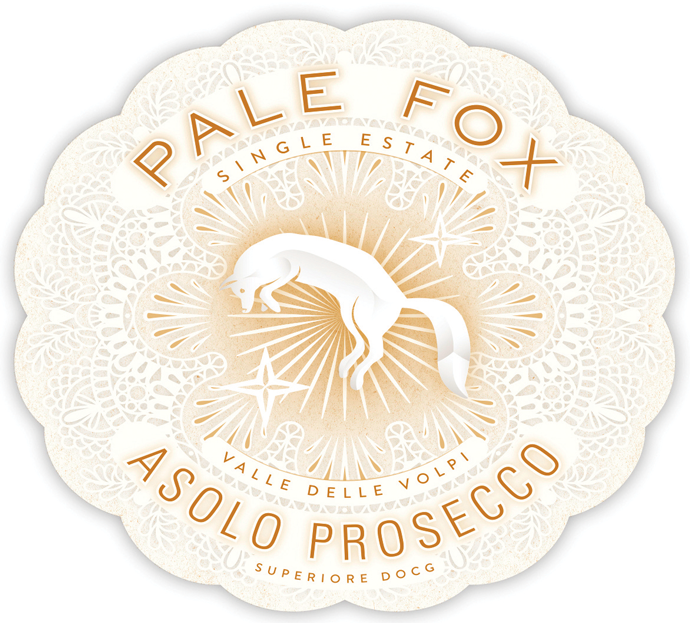 Etichetta del vino Asolo Prosecco Superiore Pale Fox Extra Dry 2020