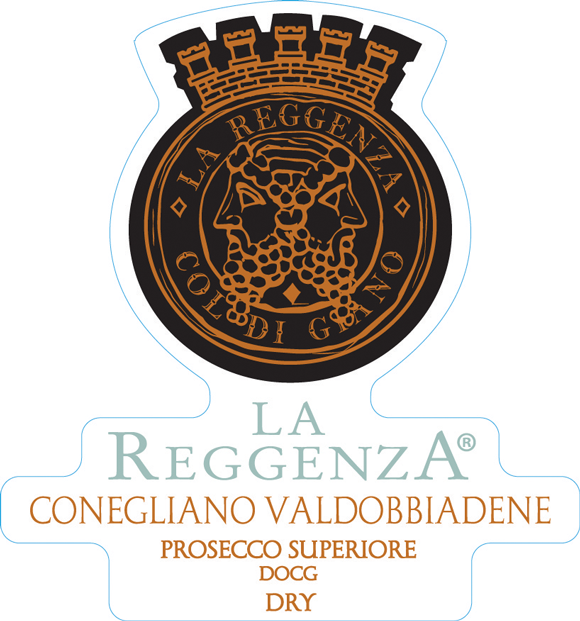 Etichetta del vino Conegliano Valdobbiadene Prosecco Superiore Rive di Farra di Soligo Dry 2020