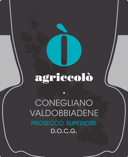 Etichetta del vino Conegliano Valdobbiadene Prosecco Superiore ò Brut 2020