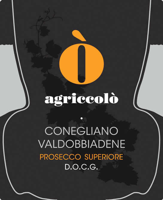 Etichetta del vino Conegliano Valdobbiadene Prosecco Superiore ò Extra Dry 2020