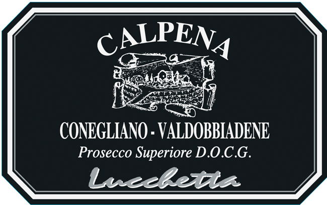 Etichetta del vino Conegliano Valdobbiadene Prosecco Superiore Calpena Brut 2020