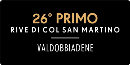 Etichetta del vino Valdobbiadene Rive di Col San Martino 26° Primo Extra Brut 2020