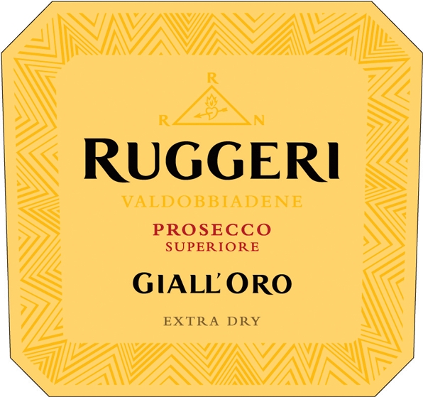 Etichetta del vino Valdobbiadene Prosecco Superiore Giall’Oro Extra Dry