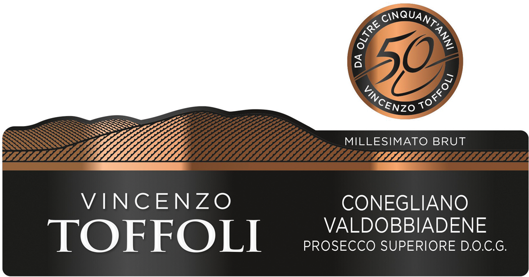 Etichetta del vino Conegliano Valdobbiadene Prosecco Superiore Brut 2020