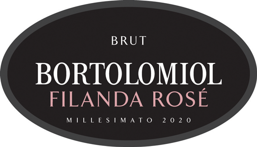 Etichetta del vino Filanda Rosé Brut 2020